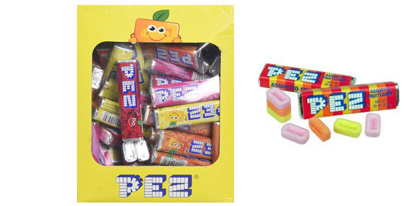 Chollo Pack 100 recargas caramelos PEZ sabor frutas por sólo 17,24€ (-15%) ¡A 0,17€ cada una!