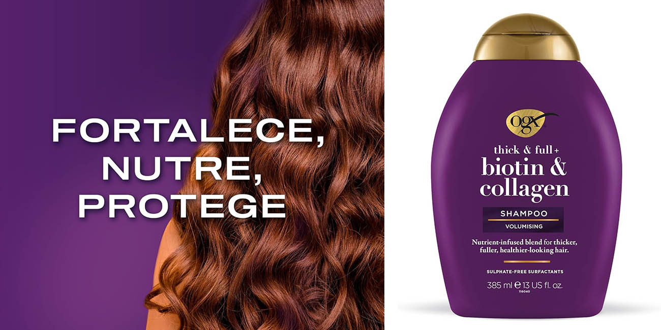 Hidrata y da volumen a tu pelo con este champú OGX Biotin & Collagen que Amazon rebaja a precio muy loco