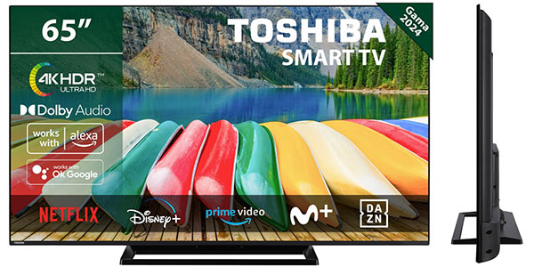 Chollo Smart TV Toshiba 65UV3363DG 4K UHD de 65″ por sólo 339,15€ (-43%)