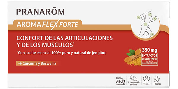 Chollo Antiinflamatorio Pranarôm Aromaflex Forte de 30 comprimidos por sólo 10,09€ (-28%)