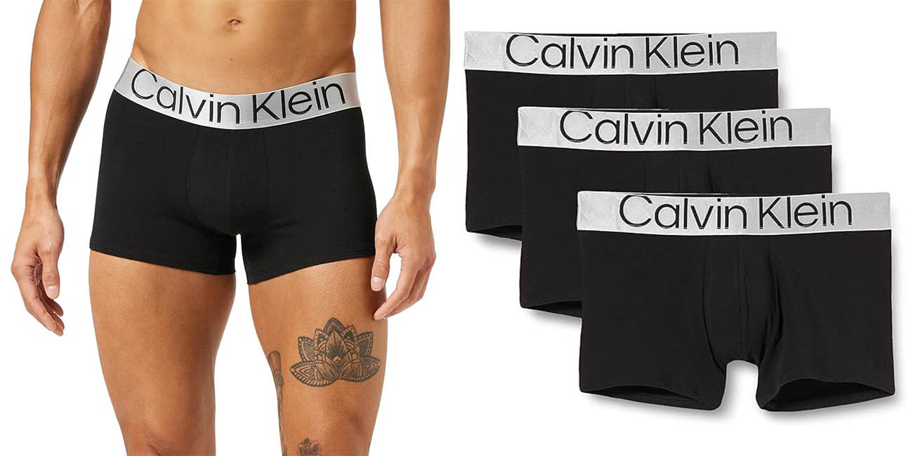 Chollo Pack x3 Calzoncillos Bóxer Calvin Klein para hombre por sólo 22,95€ (-54%)