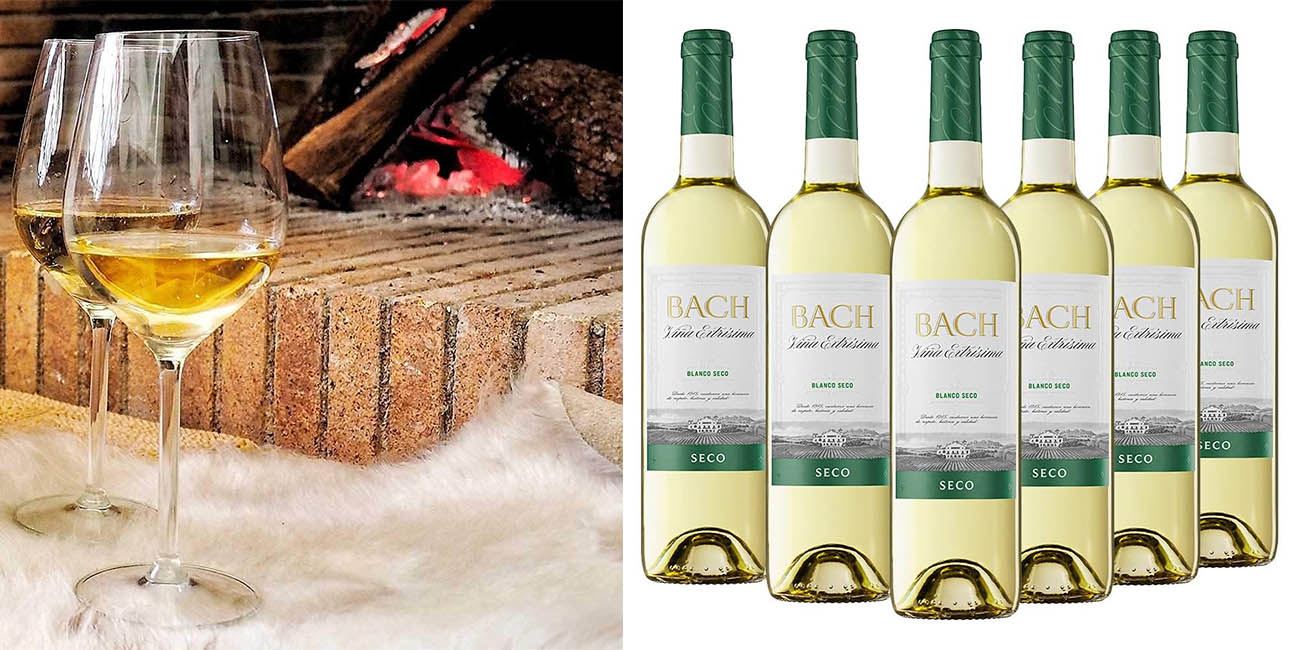 Chollo 6 botellas de vino blanco BACH Viña Extrísima pro solo 19,83€ (33% de descuento)