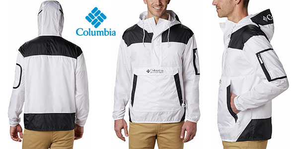 Chollo Chaqueta cortavientos Columbia Challenger para hombre desde sólo 25,16€ con cupón descuento (-64%)