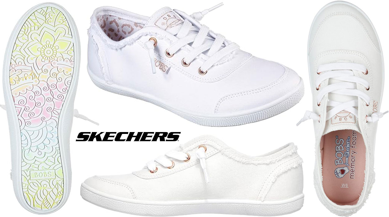 Chollo Zapatillas Skechers Bobs B Cute para mujer por sólo 32,36€ y envío gratis con cupón descuento (-35%)