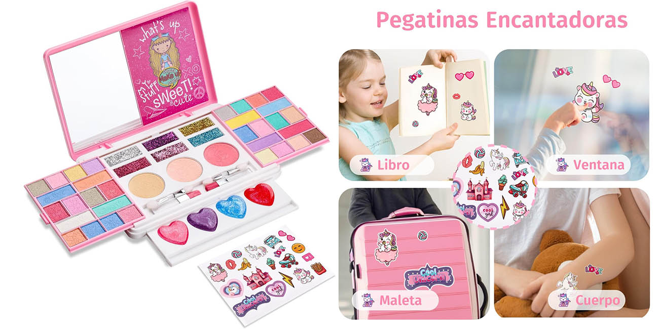 Chollo Set de maquillaje infantil Anpro por solo 11,99€ con cupón (50% de descuento)