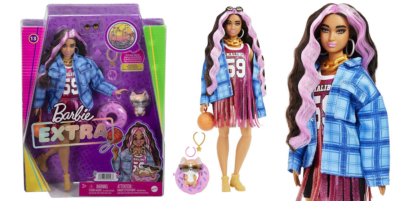 Chollo Muñeca Barbie Extra Doll #13 in Basketball Jersey por solo 9,90€ ¡72% de descuento!