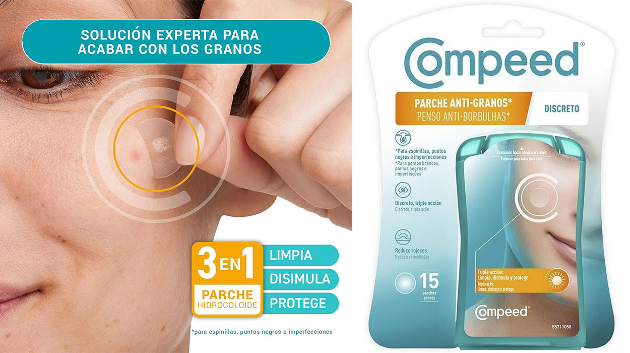 Chollo Pack de 15 parches antigranos Compeed Discreto por sólo 10,49€ (-19%)