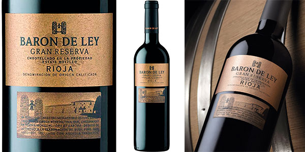 Chollo Vino tinto Barón de Ley Gran Reserva de 750 ml con D.O. Rioja por sólo 12,81€ (-14%)