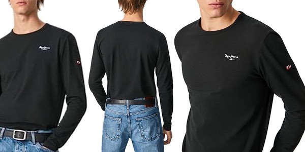 Chollazo Camiseta Pepe Jeans Original Basic L/S para hombre por sólo 16,58€ (45% de descuento)