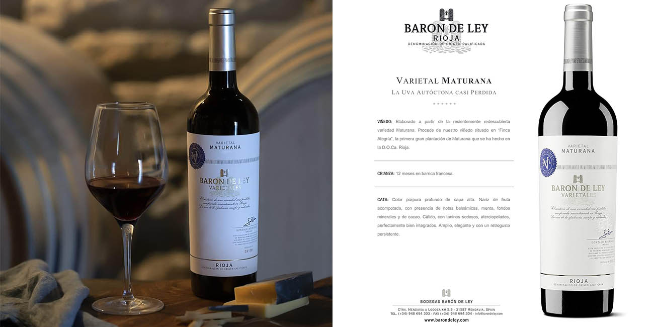 Chollo Vino tinto Barón de Ley Varietal Maturana por solo 9,01€ (25% de descuento)