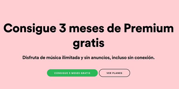 3 meses de Spotify Premium GRATIS ¡BRUTAL!