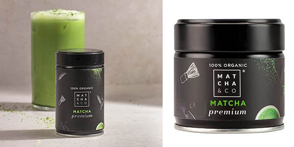 Chollo Té Matcha Premium 100% Ecológico de 80 gramos por sólo 21,48€ (35% de descuento)