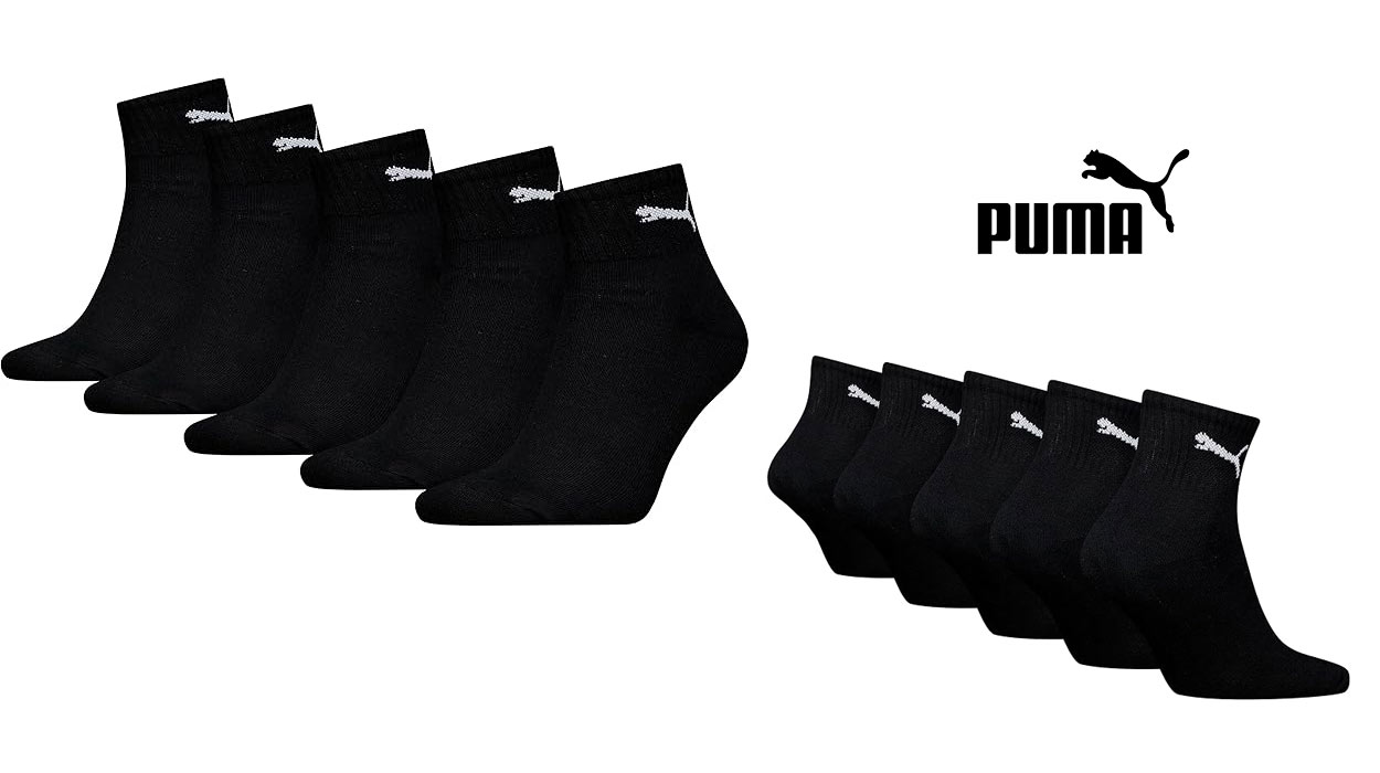 Hoy están rebajados los mejores calcetines PUMA para deporte o para diario y cada par cuesta sólo 2,42€ ¡Corre!