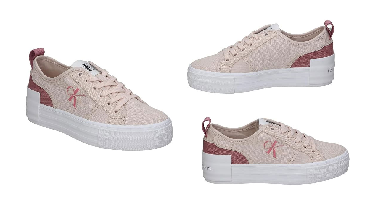 Amazon rebaja un 50% estas sneakers Calvin Klein perfectas para combinar con tus mejores looks urbanos