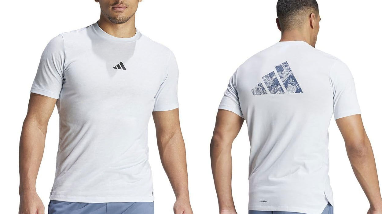 Esta camiseta de entrenamiento Adidas tiene hoy un 50% de descuento y es un chollazo BÁRBARO