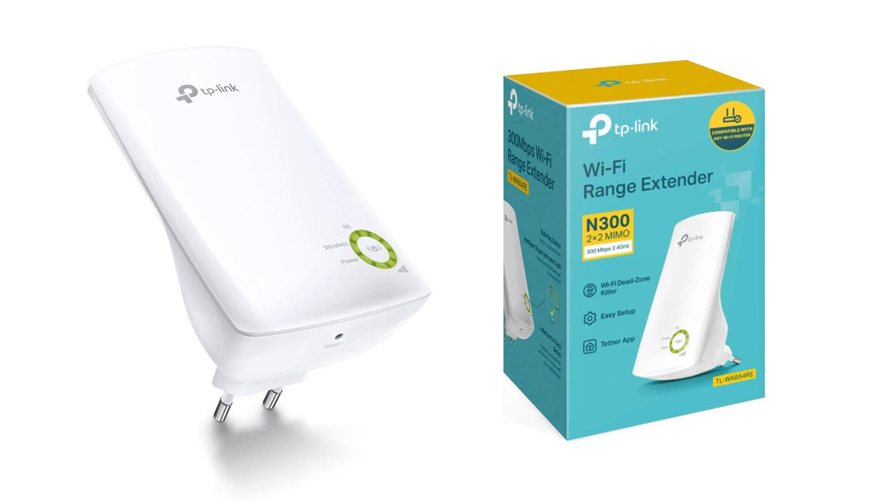 Chollo Repetidor WiFi TP-Link N300 TL-WA854RE 300 Mbps por sólo 12,39€ (-55%)