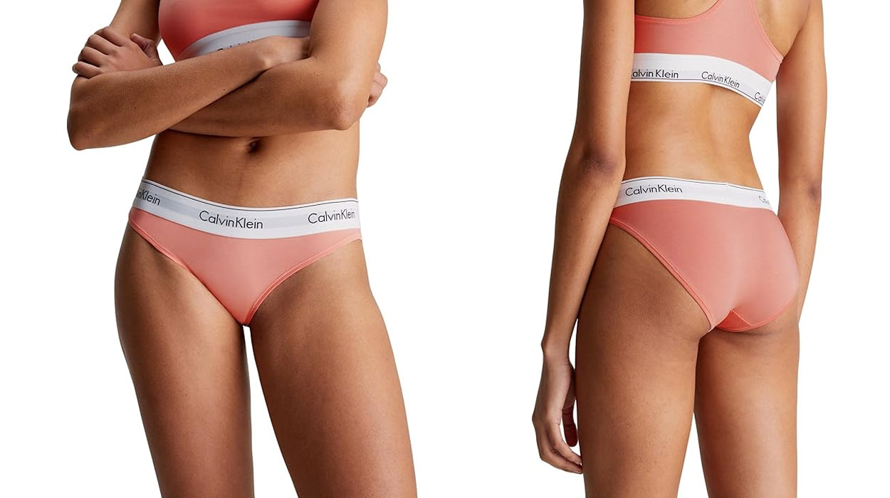 Siéntete cómoda y marca estilo con esta braga de algodón elástico Calvin Klein rebajada un 50% ¡CORRE!