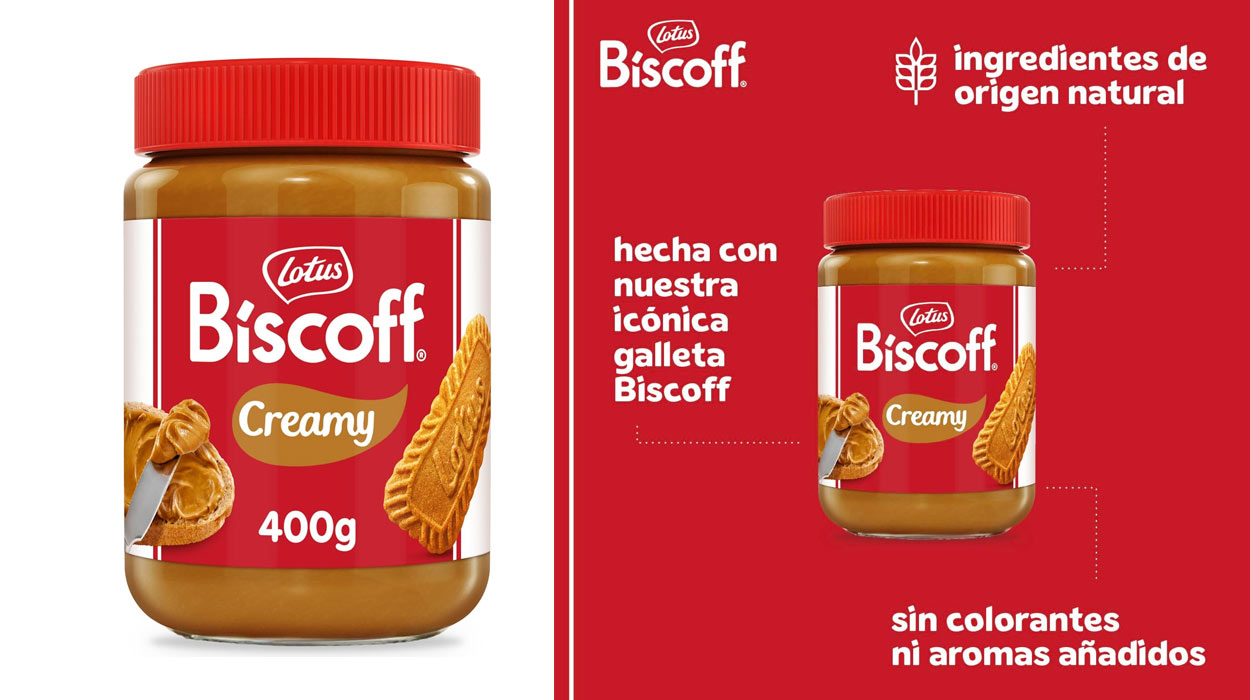 Chollo Pack x3 Crema para untar Lotus Biscoff Creamy de 400 gramos por sólo 6,96€ con oferta 3×2 ¡2,32€ cada bote!