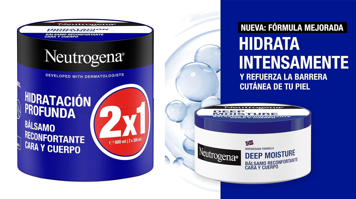 Este bálsamo reconfortante de Neutrogena te ofrece una hidratación integral para todo el cuerpo y hoy está muy rebajado