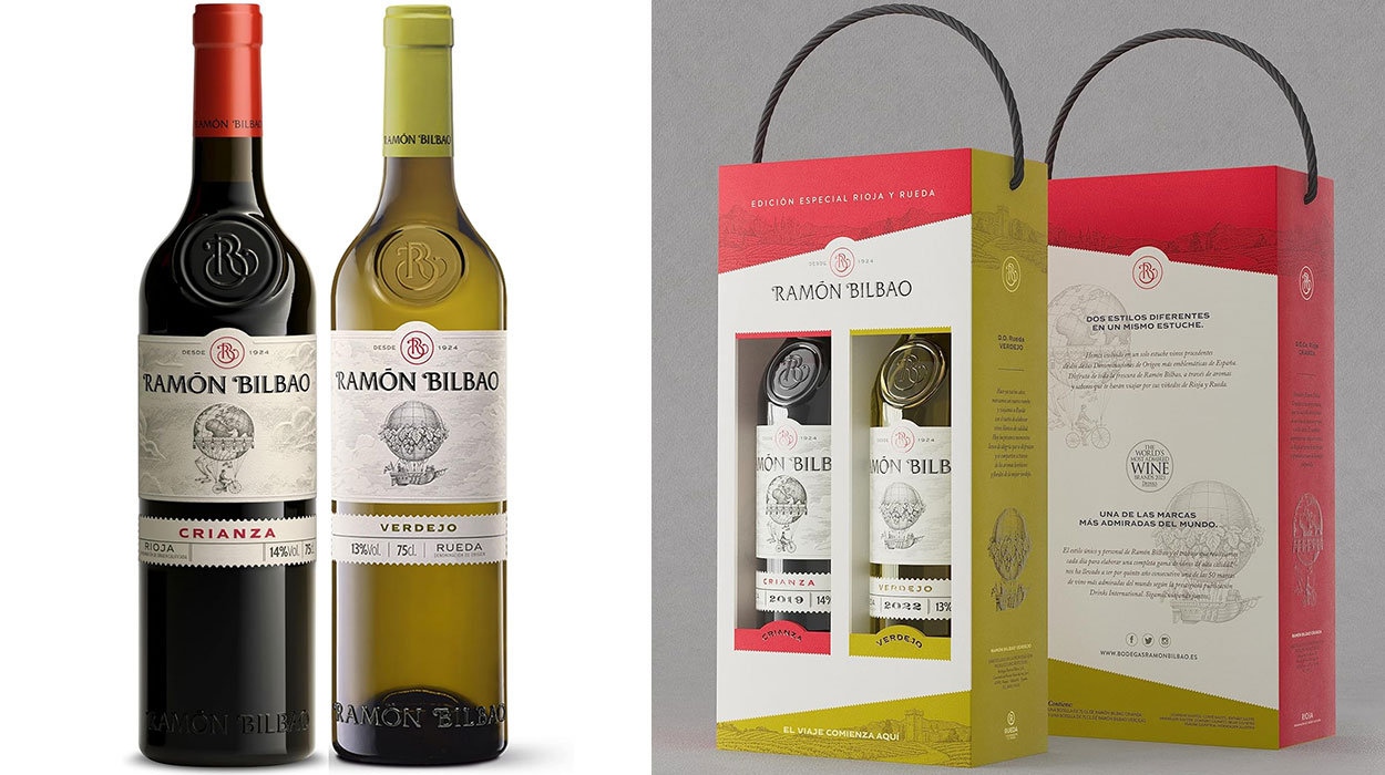 Estos vinos crianza y verdejo de Ramon Bilbao en un solo estuche son una combinación ganadora