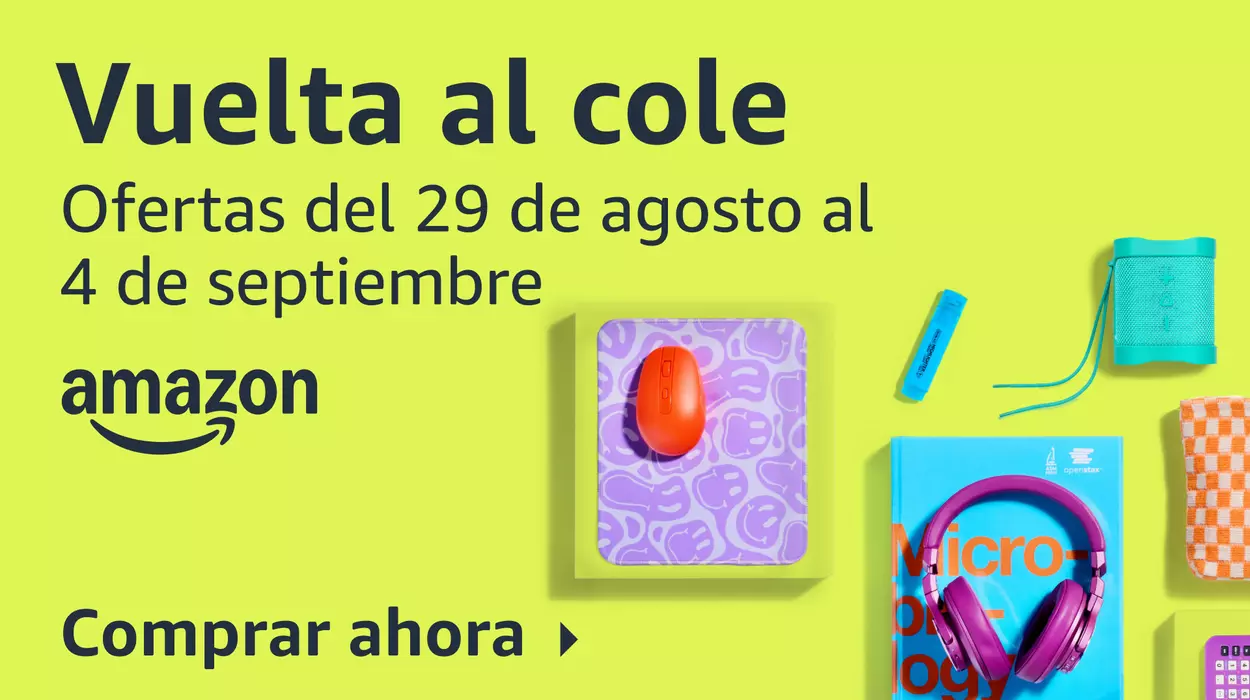 Avalancha de chollos en Amazon España con la Vuelta al cole de septiembre 2024