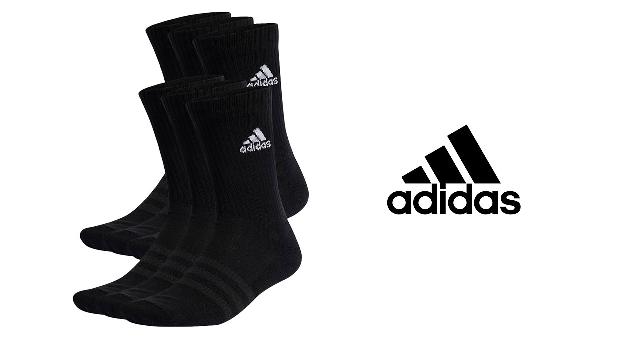 Atención: Hoy puedes comprar 3 pares de estos vendidísimos calcetines Adidas y salen a sólo 5€ el par ¡Corre!