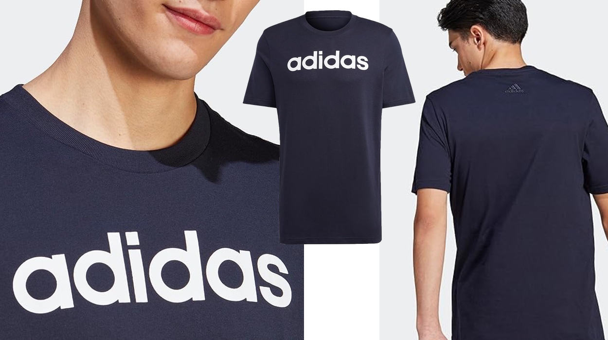 Llévate esta comodísima camiseta Adidas Logo para hombre con un 41% de descuento en las rebajas de Amazon