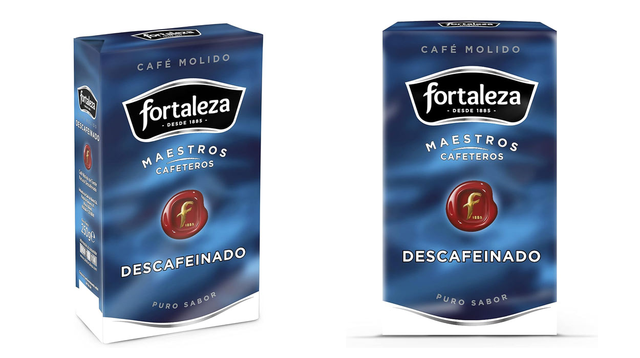 Chollo Pack x3 Café molido Fortaleza descafeinado de 250 g por sólo 7,30€ con oferta 3×2 ¡2,43€ cada paquete!