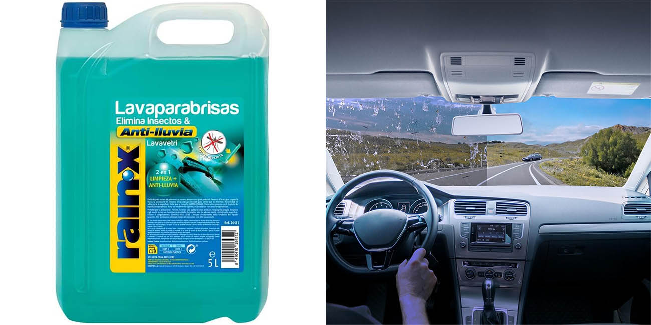 El lavaparabrisas de Rain-X que elimina los insectos por sólo 6,78€ (-15%)