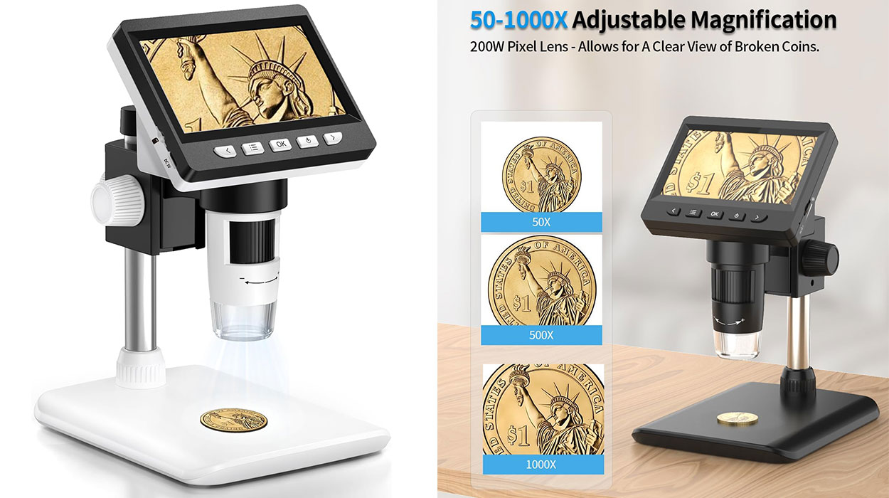 Chollo Microscopio digital electrónico Aopick 1000X con imagen HD por sólo 42,49€ con envío gratis (-15%)