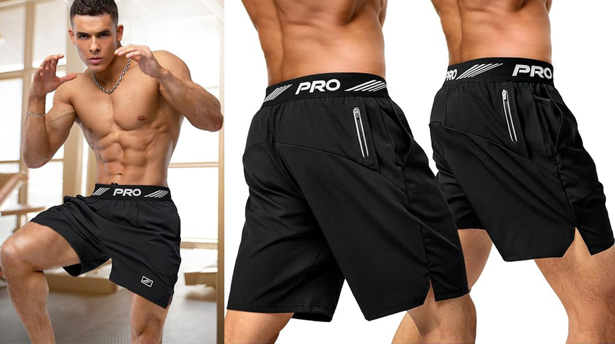 Chollo Pack de 2 pantalones cortos de entrenamiento Aquota para hombre por sólo 25,05€ (-24%)