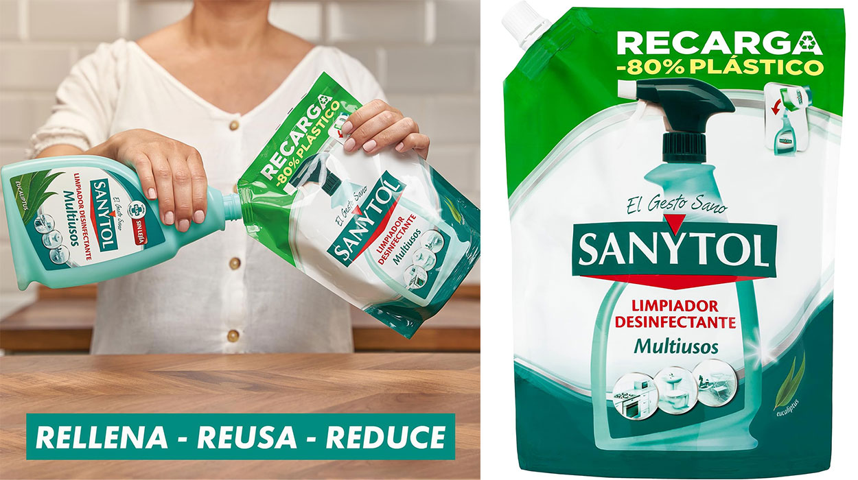 Limpia y desinfecta la casa en profundidad con Sanytol Multiusos y llévate su segunda recarga al 50%