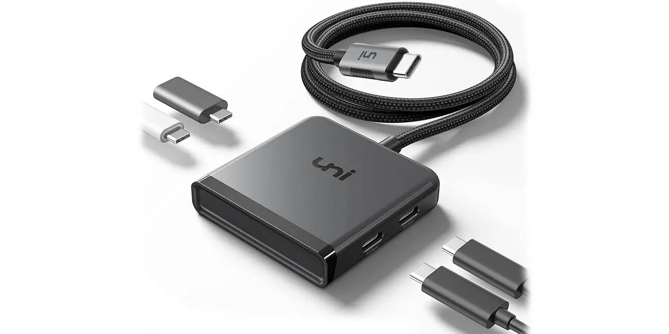 Aumenta los puertos USB-C disponibles en tu portátil con este estupendo concentrador UNI con un 20% de descuento