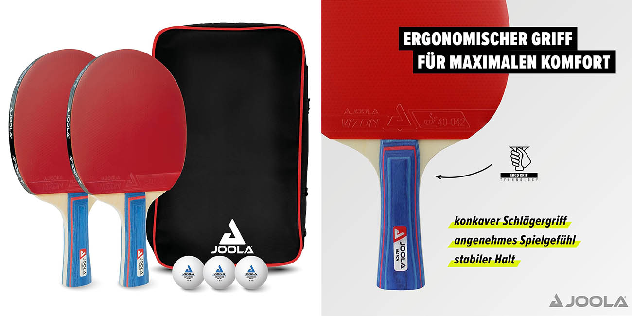 Chollo Set de ping pong Joola con red, 2 raquetas, 3 pelotas y funda de transporte por solo 12,10€ (-60%)