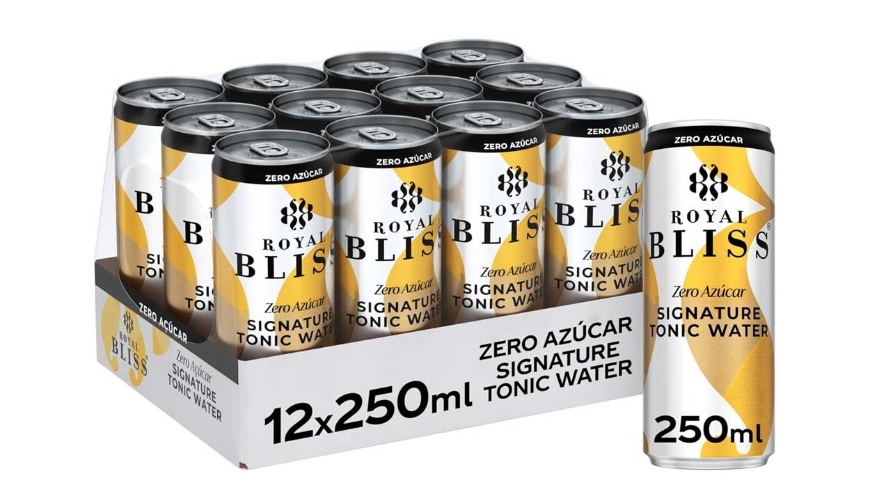 Chollo Pack x12 latas de tónica Royal Bliss Zero Azúcar 250 ml por sólo 9€ ¡Top ventas!