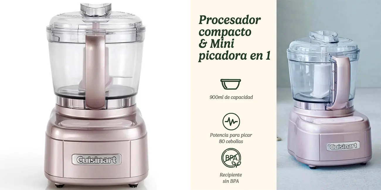 Disfruta creando tipo de platos con el mini robot de cocina Cuisinart Mini Prep Pro por menos de la mitad de su PVP