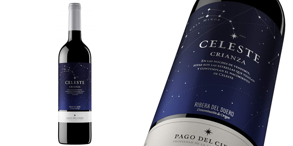 Chollo Vino Tinto Pago del Cielo Celeste Crianza de 750 ml por sólo 13,27€ (38% de descuento)