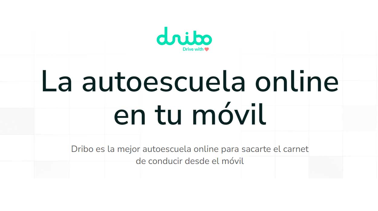 Sácate el Teórico de conducir coche o moto en Dribo por solo 1€ con este código promocional