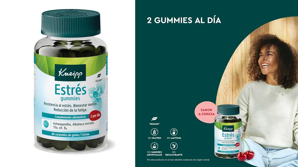 Chollo Kneipp Estrés Gummies por sólo 11,95€ (25% de descuento)