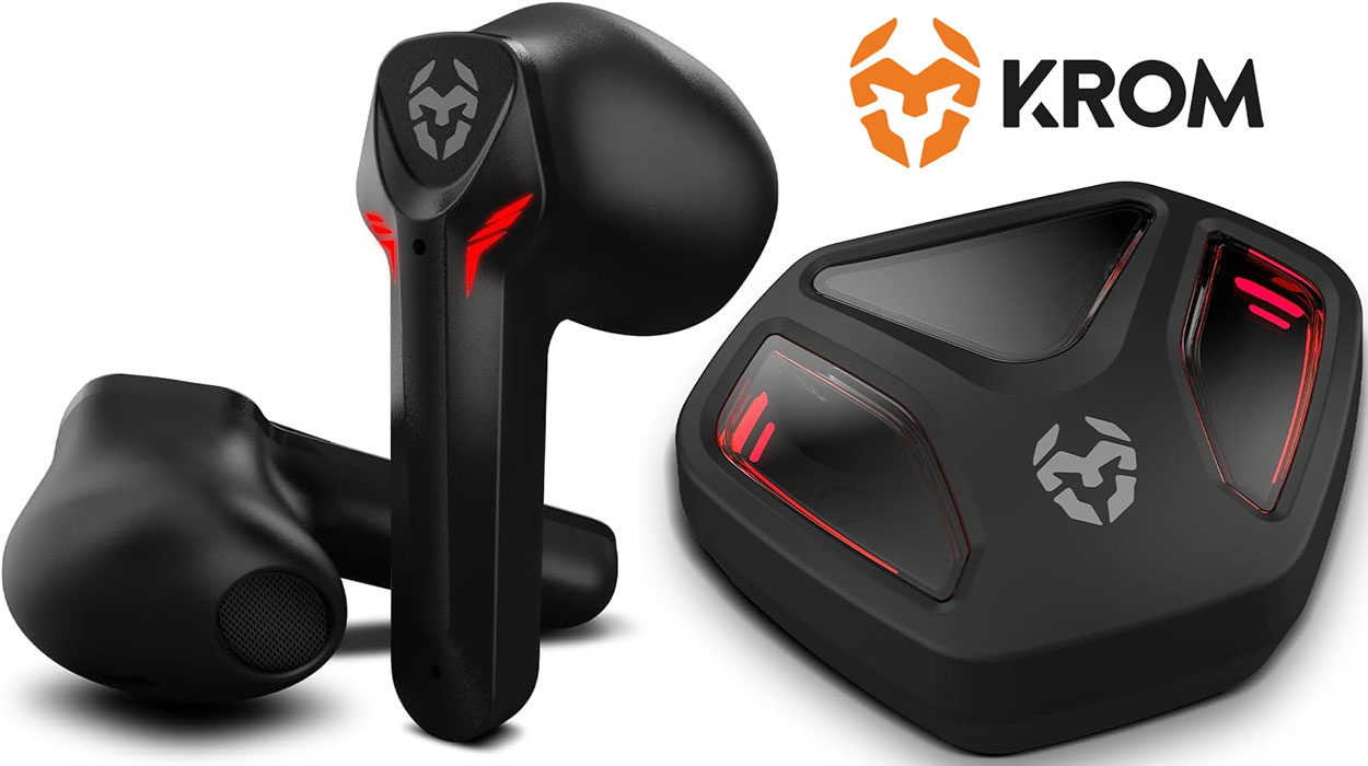 Chollo Auriculares gaming Krom Kall Bluetooth con micro por sólo 10,95€ (-45%)