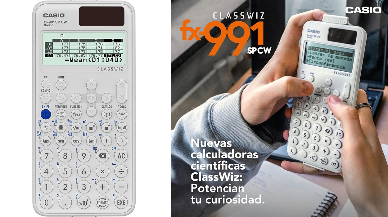 Chollo Calculadora científica Casio FX-991SP CW con más de 560 funciones por sólo 31,99€ con envío gratis (-20%)