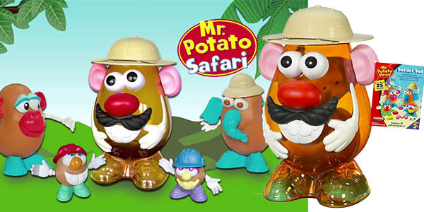 Chollo Señor Potato Safari con 4 cuerpos y 25 accesorios por sólo 19€ (-52%)