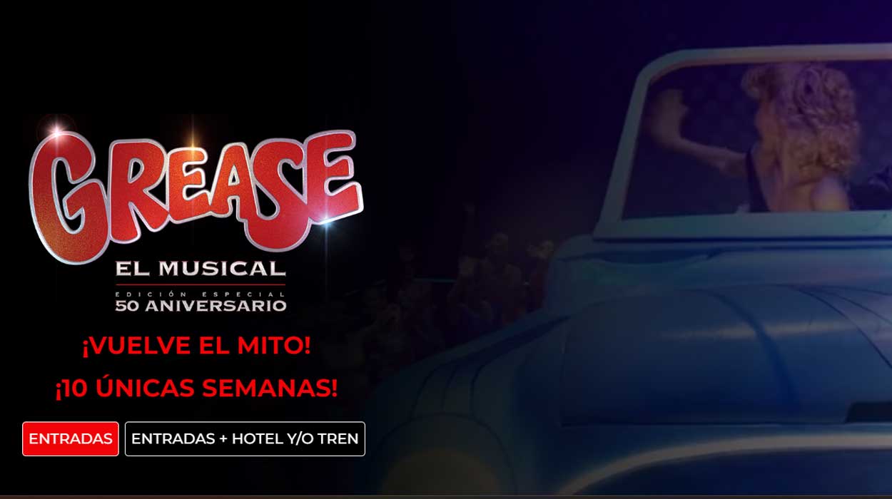 Consigue un 10% de descuento EXTRA en Grease el musical (Madrid) con este código promocional