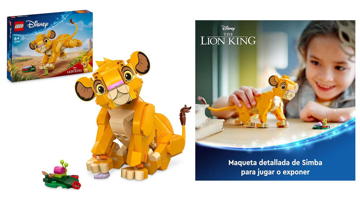 Chollo LEGO Rey León Simba Cachorro por sólo 16,52€ (17% de descuento)