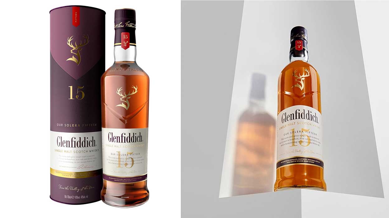 Chollo Whisky escocés single malt Glenfiddich 15 de 700 ml en estuche regalo por sólo 48,30€ con envío gratis (-17%)