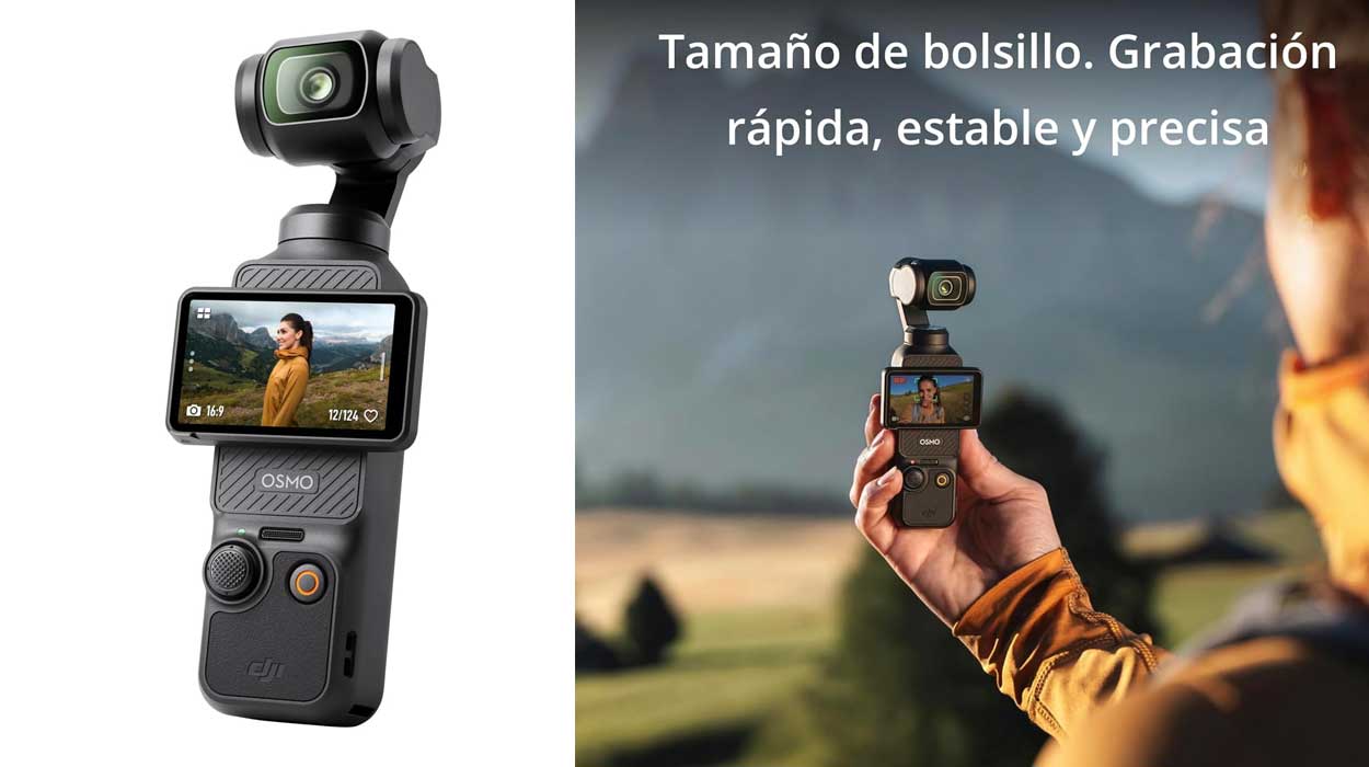 Chollo DJI Osmo Pocket 3 por sólo 445,43€ con envío gratis (17% de descuento)