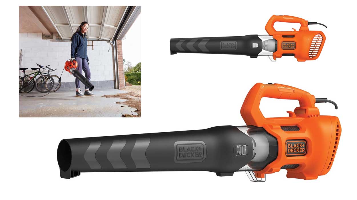 Chollo soplador de hojas Black+Decker BEBL185-QS por sólo 49,46€ (25% de descuento) ¡Valoraciones TOP!