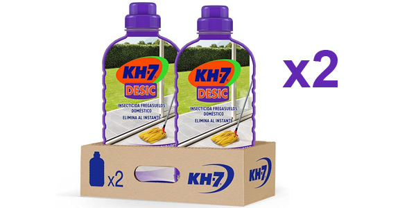 Chollo Pack x2 Insecticida fregasuelos KH-7 Desic aroma lavanda de 750 ml por sólo 6,15€ con cupón (30% de descuento)