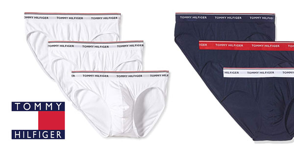 Chollazo Pack x3 Calzoncillos Tommy Hilfiger Premium Essential tipo slip para hombre por sólo 22€ (-51%)