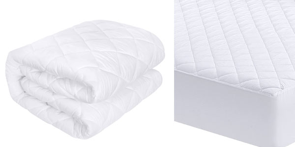 Chollo Protector de colchón acolchado Utopía Bedding 135 x 190 cm por sólo 17,76€ (-24%)